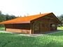 log cabin 3d max