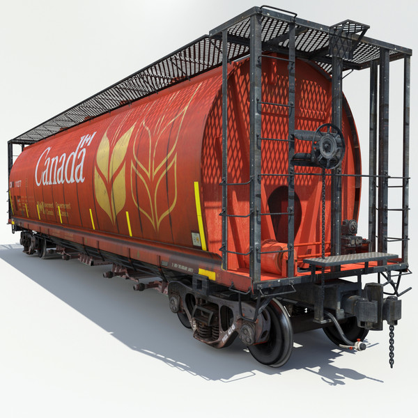 cargo cars 3d max - Train 4 Freight Cars... by Trueview 3D
