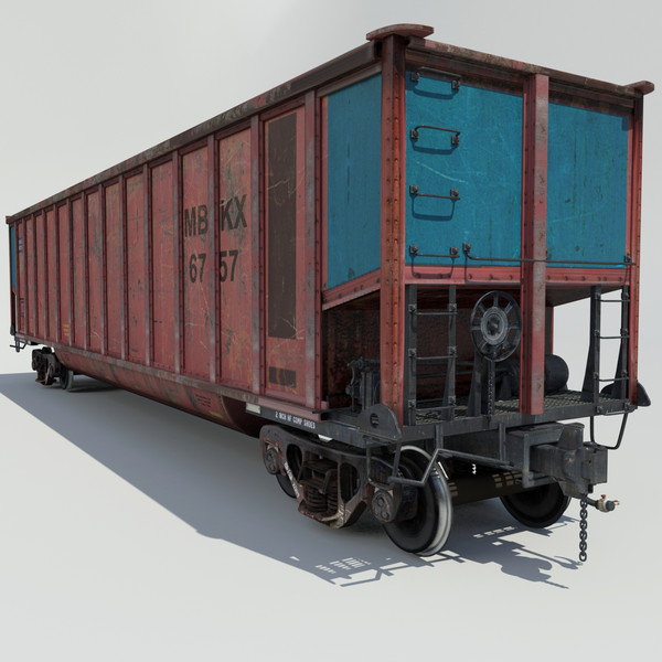 obj cargo train locomotive cars - Freight Train... by Trueview 3D