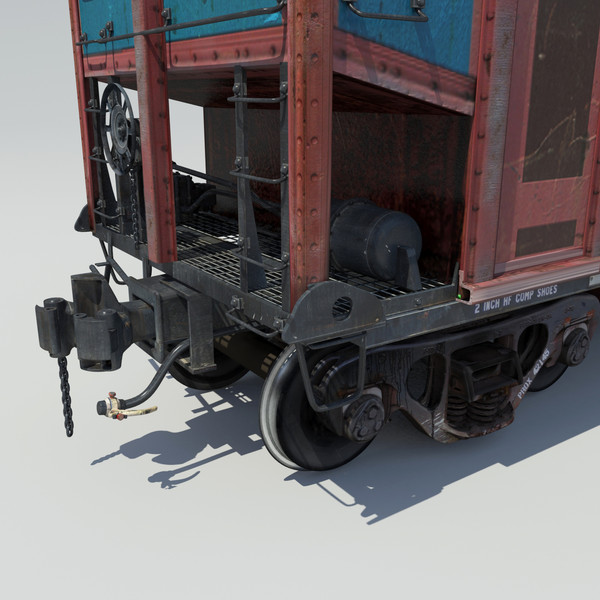 obj cargo train locomotive cars - Freight Train... by Trueview 3D