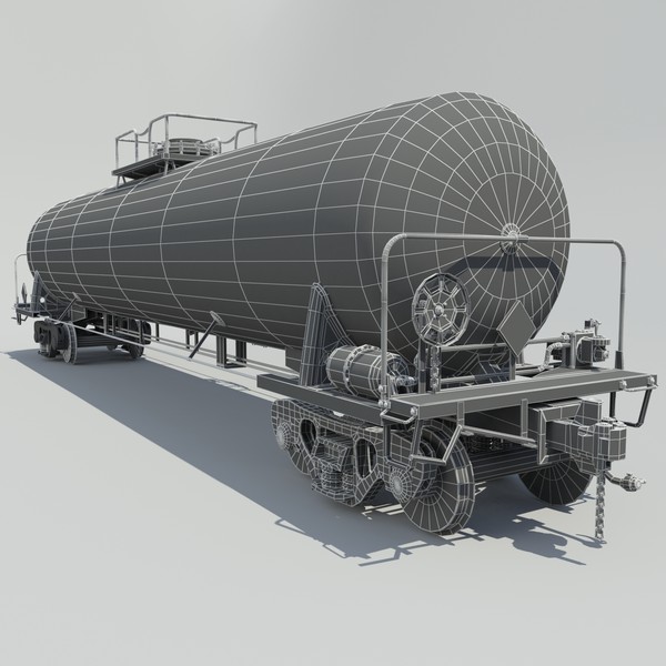 cargo cars 3d max - Train 4 Freight Cars... by Trueview 3D