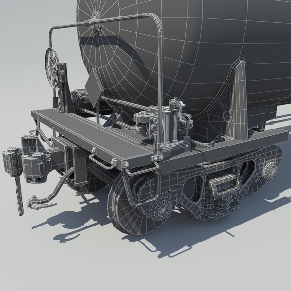 cargo cars 3d max - Train 4 Freight Cars... by Trueview 3D