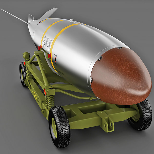 3d model nuclear bomb mark 7 - Nuclear Bomb Mark 7... by 3d_molier