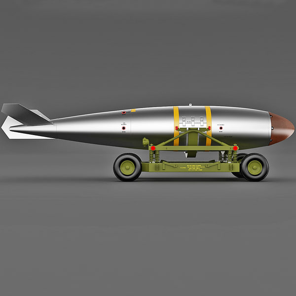 3d model nuclear bomb mark 7 - Nuclear Bomb Mark 7... by 3d_molier
