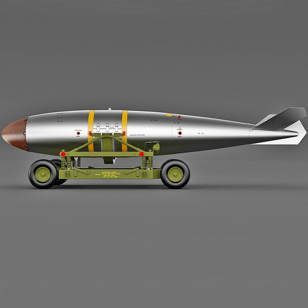 3d model nuclear bomb mark 7 - Nuclear Bomb Mark 7... by 3d_molier