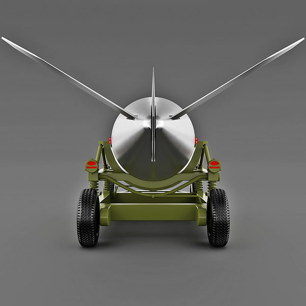 3d model nuclear bomb mark 7 - Nuclear Bomb Mark 7... by 3d_molier
