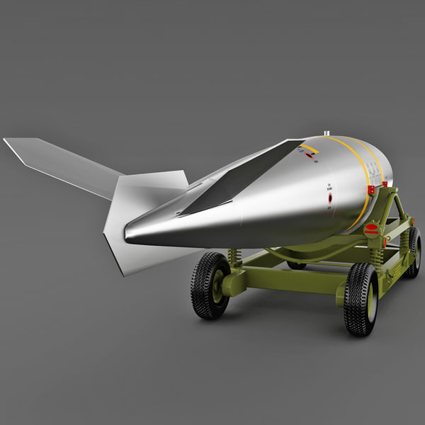 3d model nuclear bomb mark 7 - Nuclear Bomb Mark 7... by 3d_molier