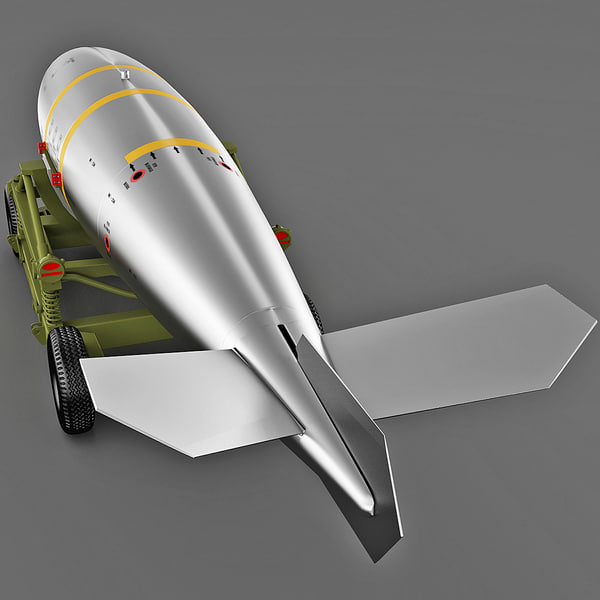 3d model nuclear bomb mark 7 - Nuclear Bomb Mark 7... by 3d_molier