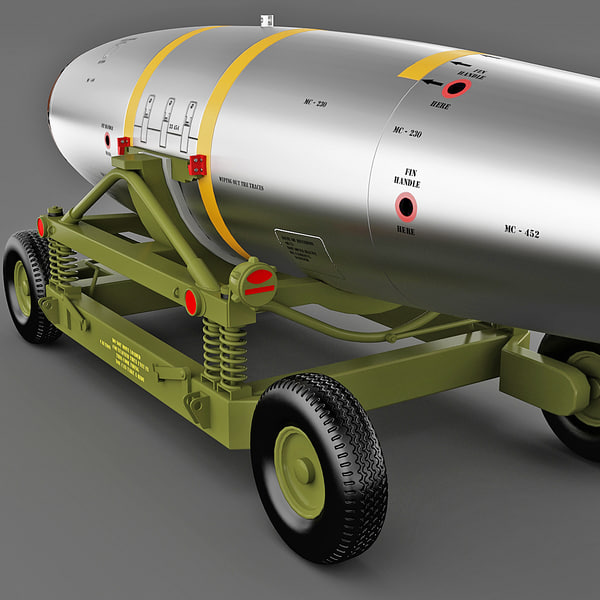 3d model nuclear bomb mark 7 - Nuclear Bomb Mark 7... by 3d_molier