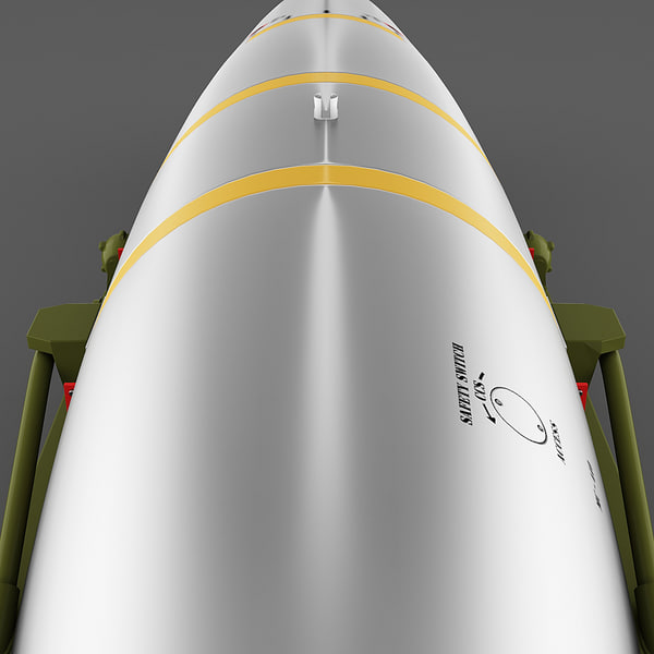3d model nuclear bomb mark 7 - Nuclear Bomb Mark 7... by 3d_molier