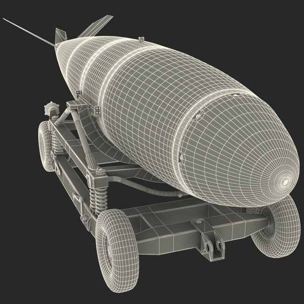 3d model nuclear bomb mark 7 - Nuclear Bomb Mark 7... by 3d_molier