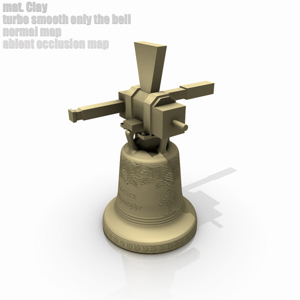 medieval church bell 3d obj - Medieval Church Bell... by SG GROZA