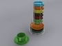 3d espresso cup set model