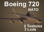 boeing 720 mil 3d model