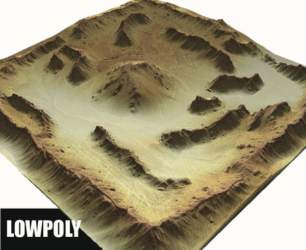3d model landscape terrain - Glevel x1... by ERLHN