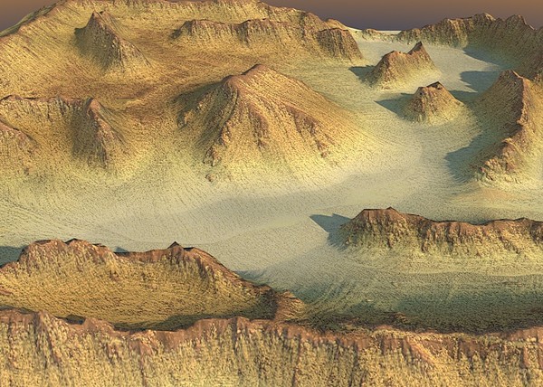 3d model landscape terrain - Glevel x1... by ERLHN