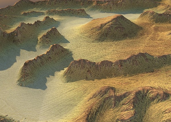 3d model landscape terrain - Glevel x1... by ERLHN