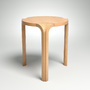 alvar aalto stool 3d max