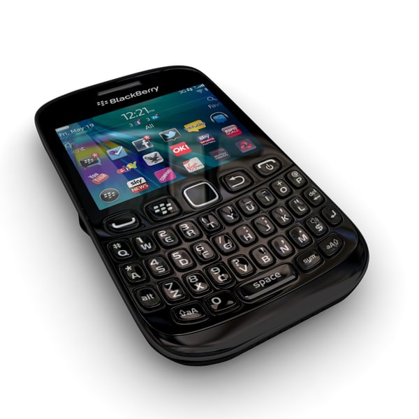3d new blackberry curve 9320 model - new Blackberry Curve 9320 and 9220 Collection... by Leeift