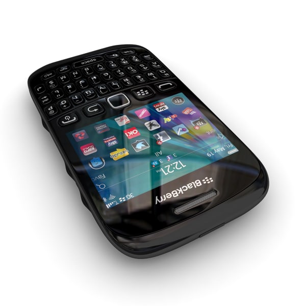3d new blackberry curve 9320 model - new Blackberry Curve 9320 and 9220 Collection... by Leeift