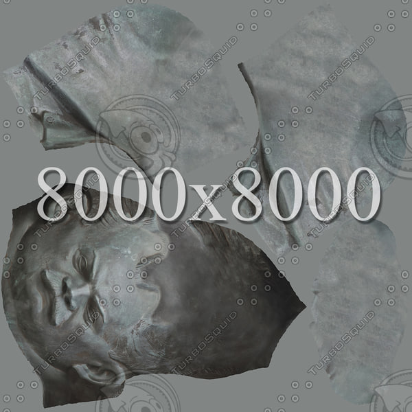 3d man bust sculpture model - Sculpture 14 Man Bust... by shiva3d