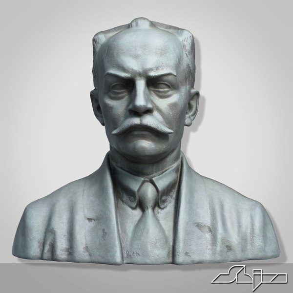 3d man bust sculpture model - Sculpture 14 Man Bust... by shiva3d