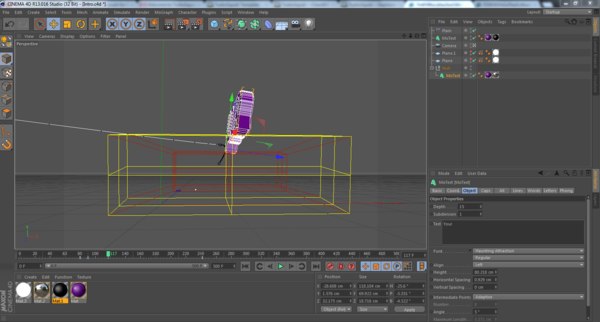 3d model intro template - C4D Intro Template... by NaldFX