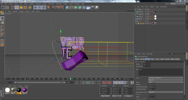 3d model intro template - C4D Intro Template... by NaldFX