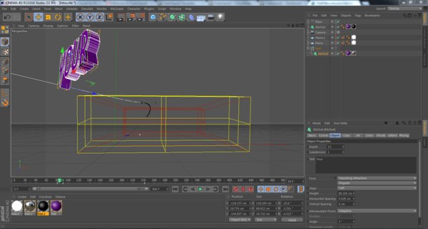 3d model intro template - C4D Intro Template... by NaldFX