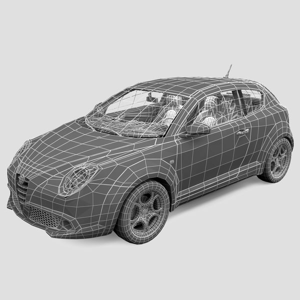 alfa romeo mito 3d 3ds - Alfa Romeo MiTo... by 3d_molier