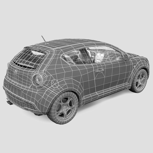 alfa romeo mito 3d 3ds - Alfa Romeo MiTo... by 3d_molier