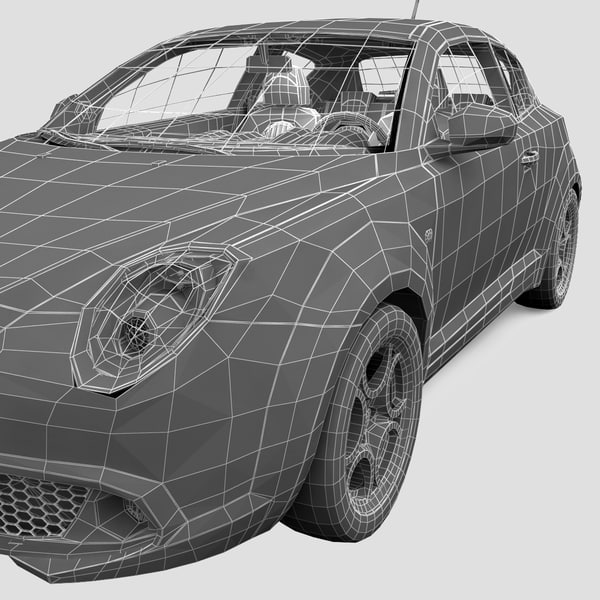 alfa romeo mito 3d 3ds - Alfa Romeo MiTo... by 3d_molier