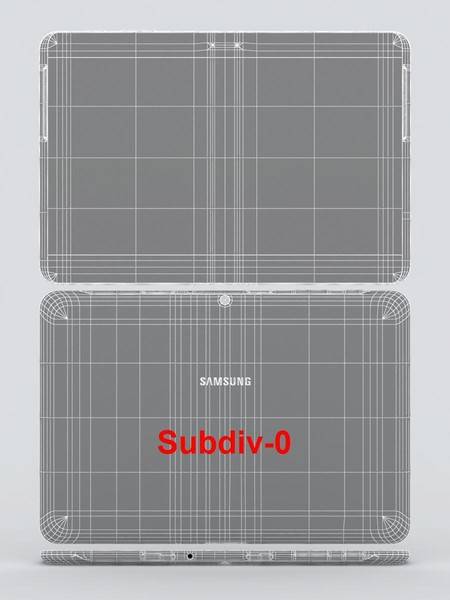 samsung galaxy tab 2 3d max - Samsung Galaxy Tab 2 10.1 P5100 & P5110... by 3dtoss