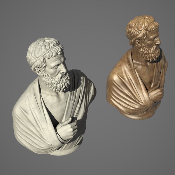 max sophokles bust - Sophokles Bust... by clay master