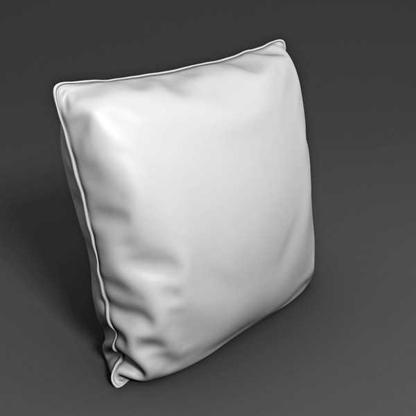 pillow interior 3d model - Pillow 02... by btbt