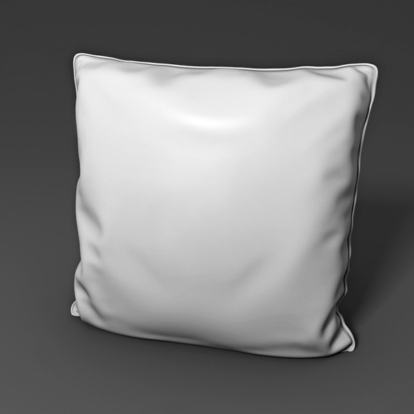 pillow interior 3d model - Pillow 02... by btbt
