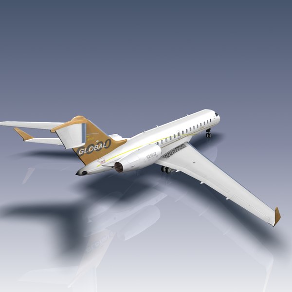 3ds max global 6000 bombardier - Bombardier Global 6000... by Bounding Box