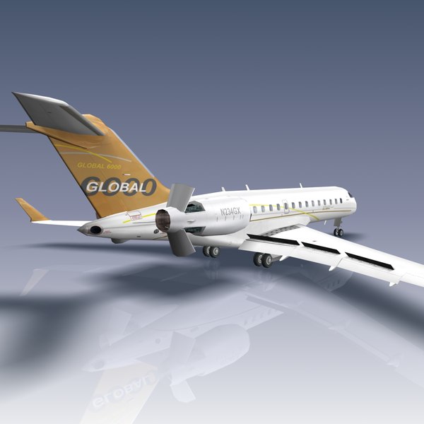 3ds max global 6000 bombardier - Bombardier Global 6000... by Bounding Box