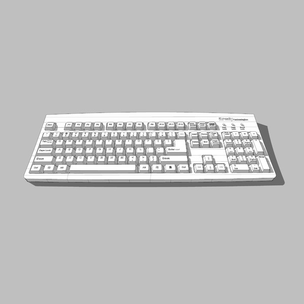 cinema4d computer keyboard - Computer Keyboard: C4D Format... by phantomliving