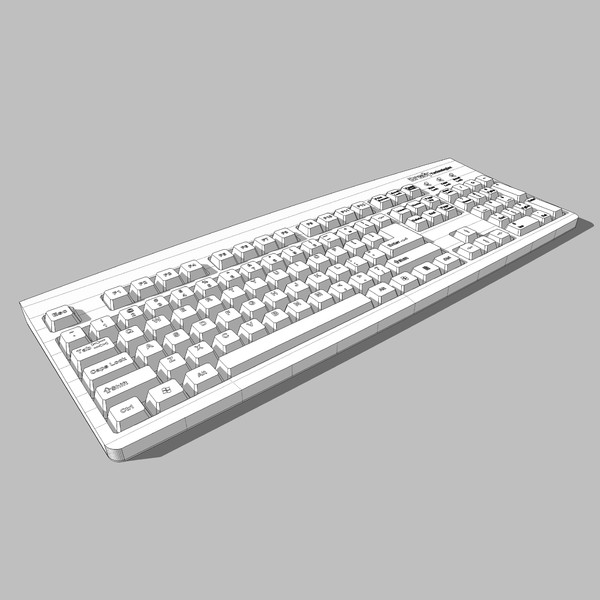 cinema4d computer keyboard - Computer Keyboard: C4D Format... by phantomliving