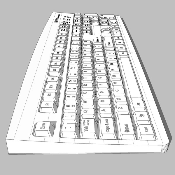 cinema4d computer keyboard - Computer Keyboard: C4D Format... by phantomliving