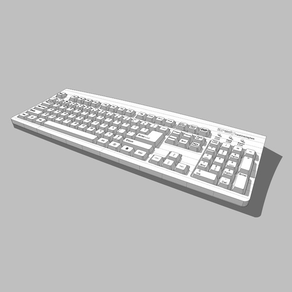 cinema4d computer keyboard - Computer Keyboard: C4D Format... by phantomliving