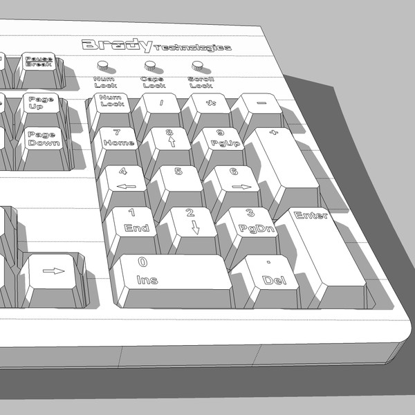 cinema4d computer keyboard - Computer Keyboard: C4D Format... by phantomliving