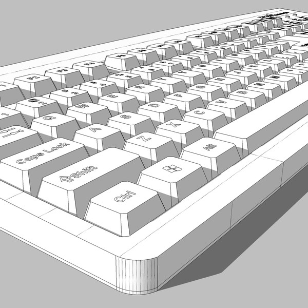 cinema4d computer keyboard - Computer Keyboard: C4D Format... by phantomliving