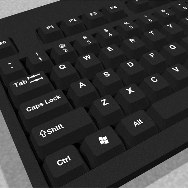 cinema4d computer keyboard - Computer Keyboard: C4D Format... by phantomliving
