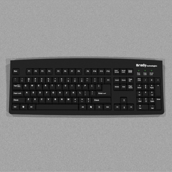 cinema4d computer keyboard - Computer Keyboard: C4D Format... by phantomliving
