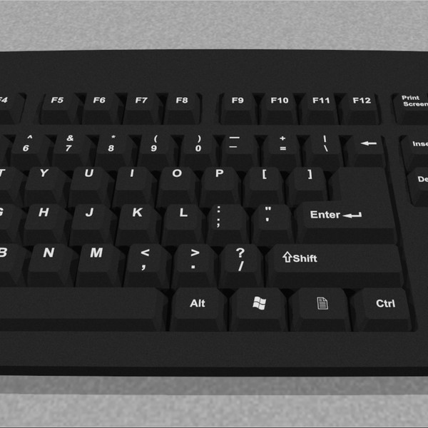 cinema4d computer keyboard - Computer Keyboard: C4D Format... by phantomliving
