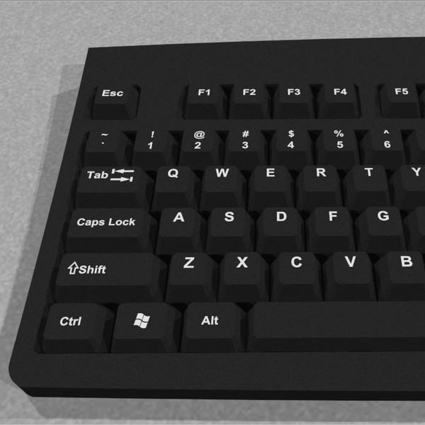 cinema4d computer keyboard - Computer Keyboard: C4D Format... by phantomliving
