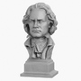 3dsmax decorative bust beethoven