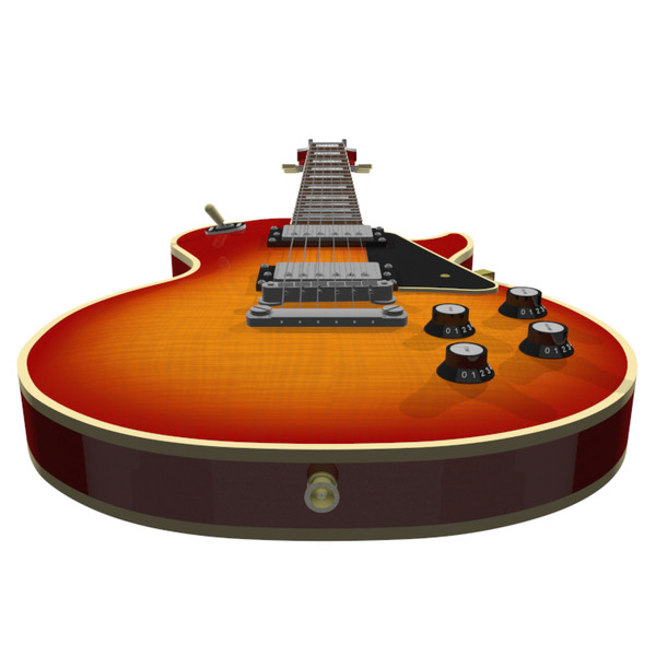 guitar gibson les 3d c4d - Gibson Les Paul Guitar: Custom Sunburst: C4D... by phantomliving